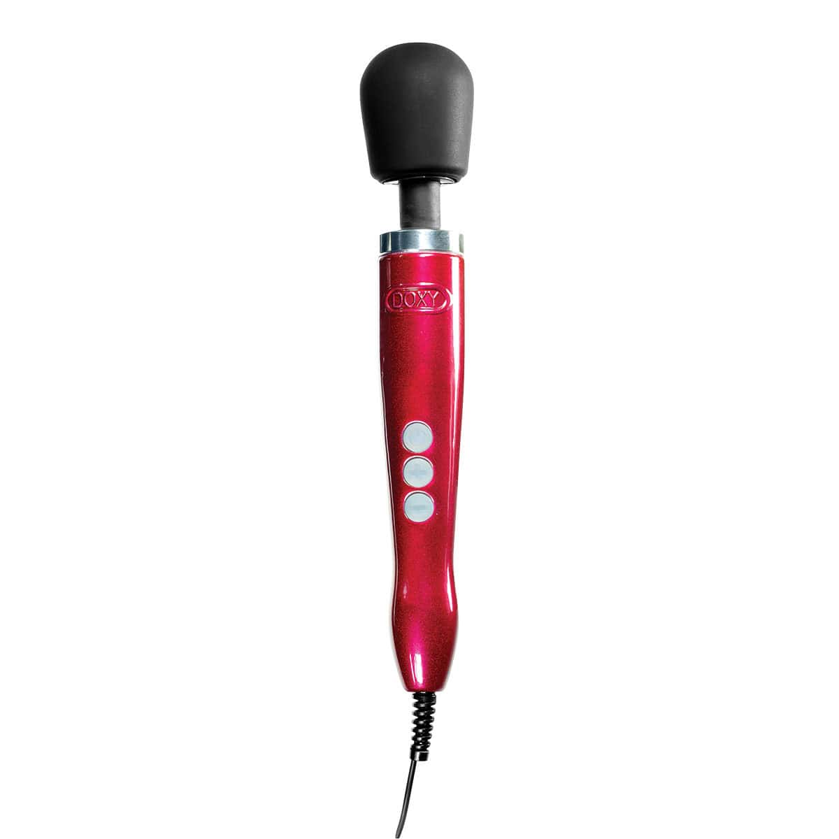 Buy a Doxy Die Cast Massager  Candy Red vibrator.