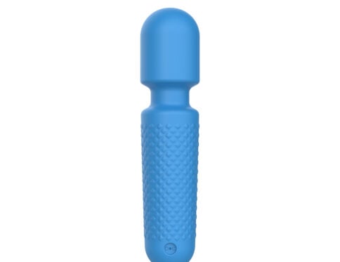 Buy a emojibator tiny wand vibrator  blue vibrator.