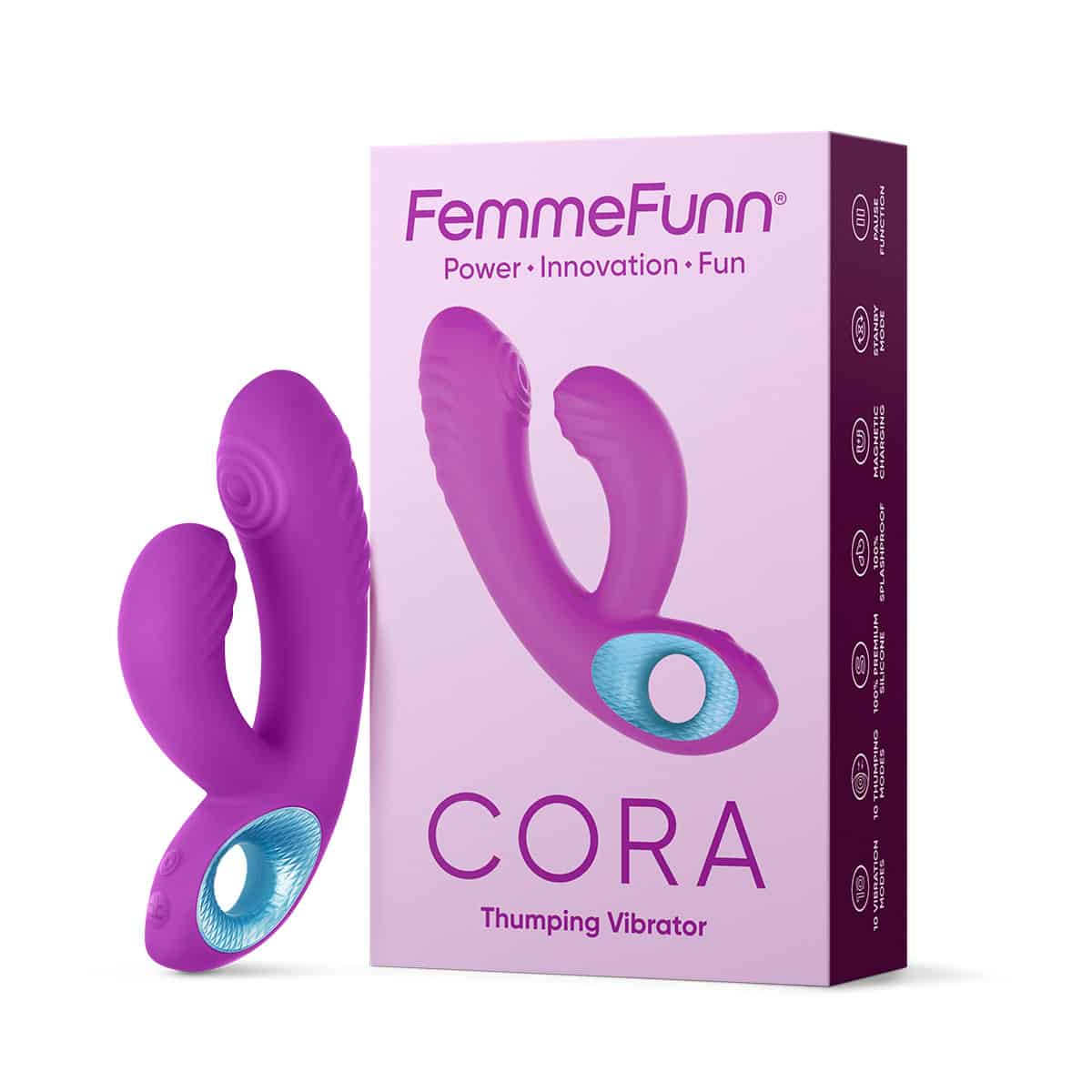 Femme Funn Cora Shop Online Buy a femme funn cora purple vibrator.
