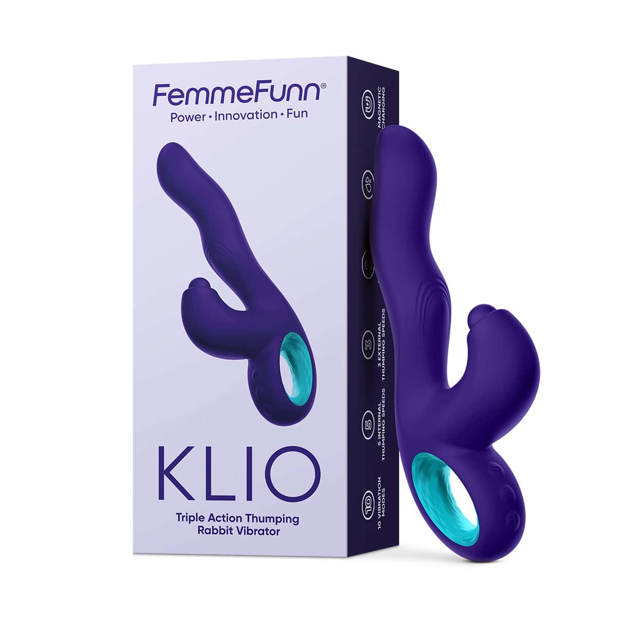 Buy a Femme Funn Klio  Purple vibrator.