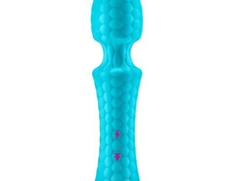 Buy a femme funn ultra wand mini  turquoise vibrator.