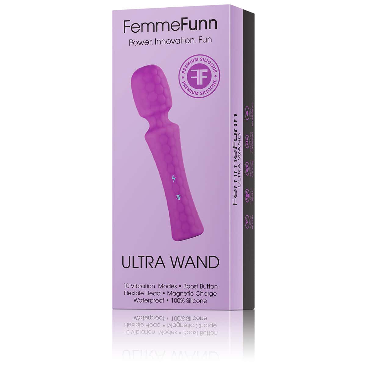 Femme Funn Ultra Wand Shop Online Buy a femme funn ultra wand purple vibrator.