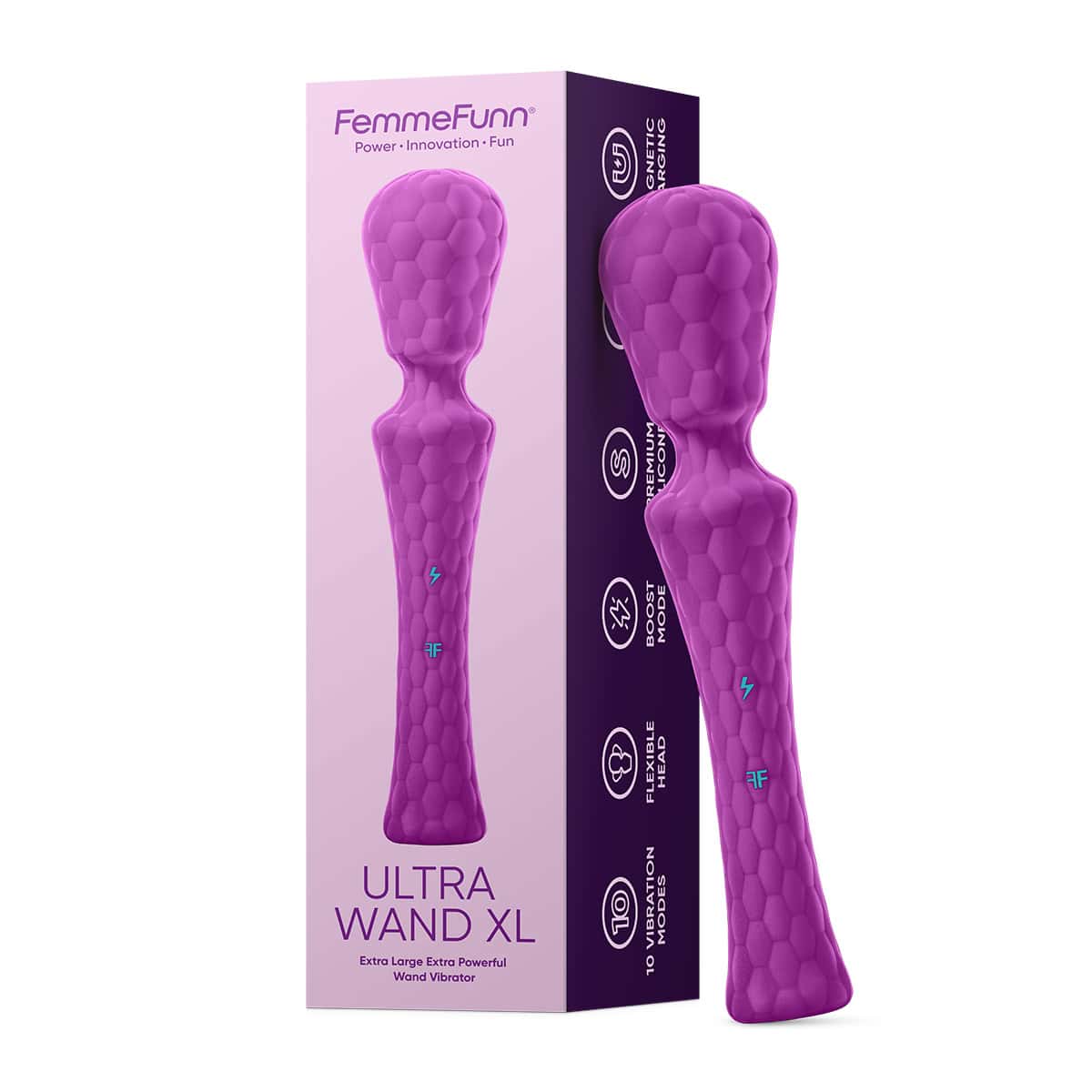 Femme Funn Ultra Wand Shop Online Buy a femme funn ultra wand xl purple vibrator.