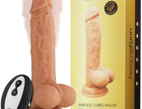 Buy a femme funn wireless turbo baller  cream vibrator.