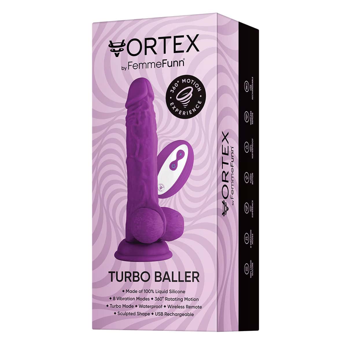 Femme Funn Wireless Turbo Shop Online Buy a femme funn wireless turbo baller purple vibrator.
