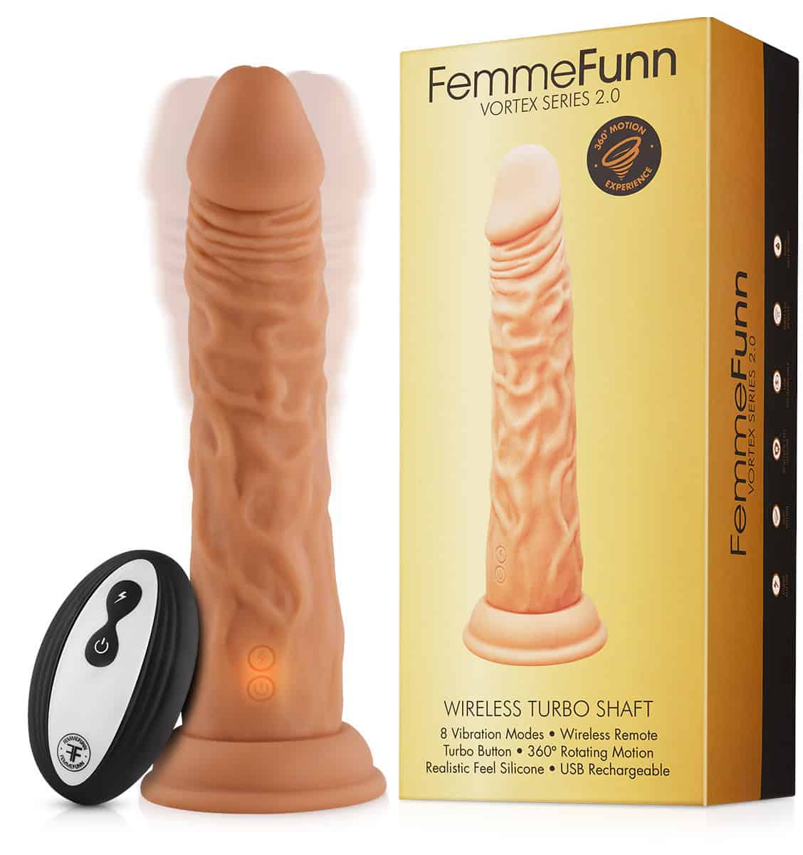 Buy a Femme Funn Wireless Turbo Shaft  Cream vibrator.