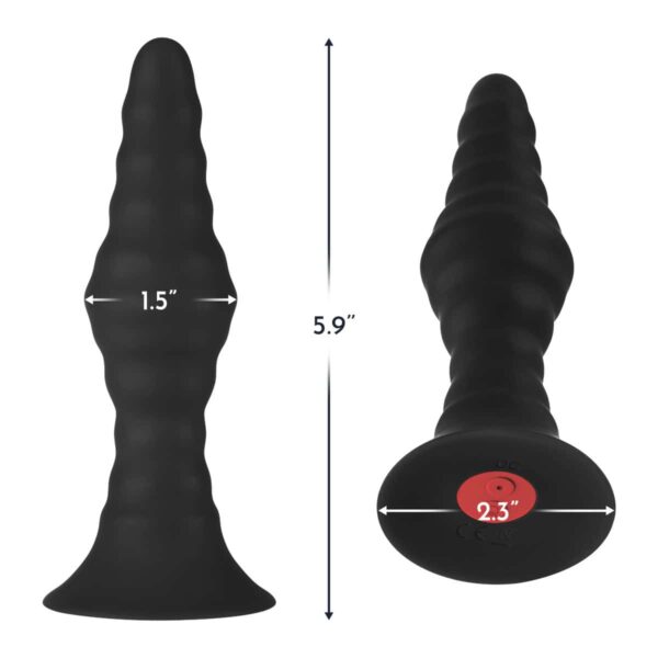Buy a FORTO Vibrating Large Remote Ribbed Plug vibrator.