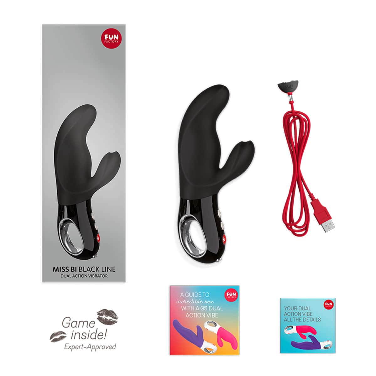 Fun Factory Miss Bi Shop Online Buy a fun factory miss bi black line vibrator.