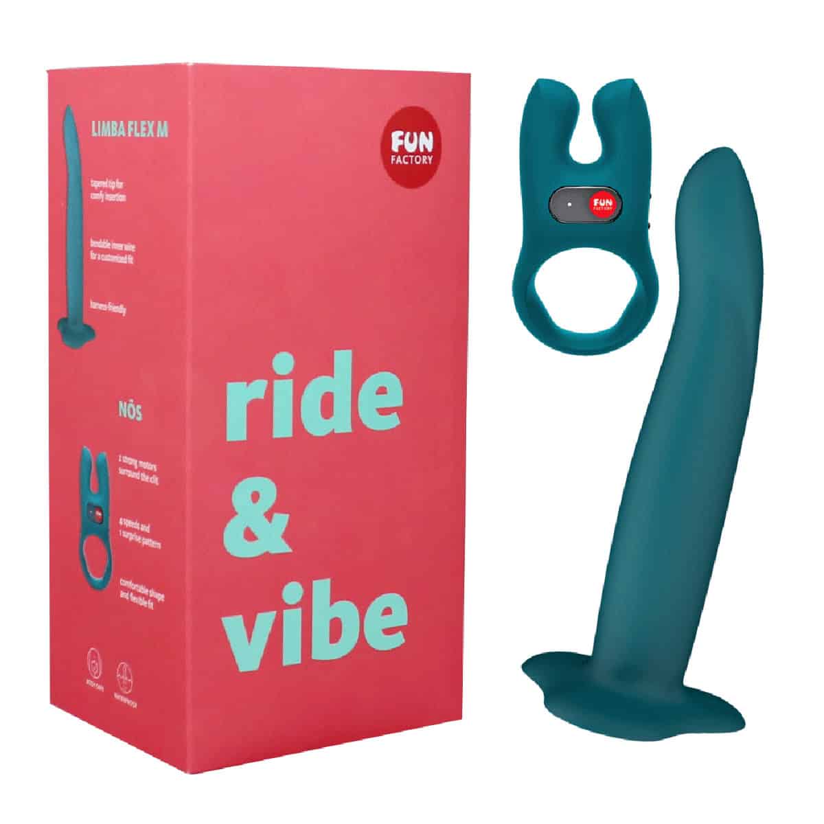 Fun Factory Ride amp Vibe Kit dildo made by Fun Factory on sale at herVibrators.com