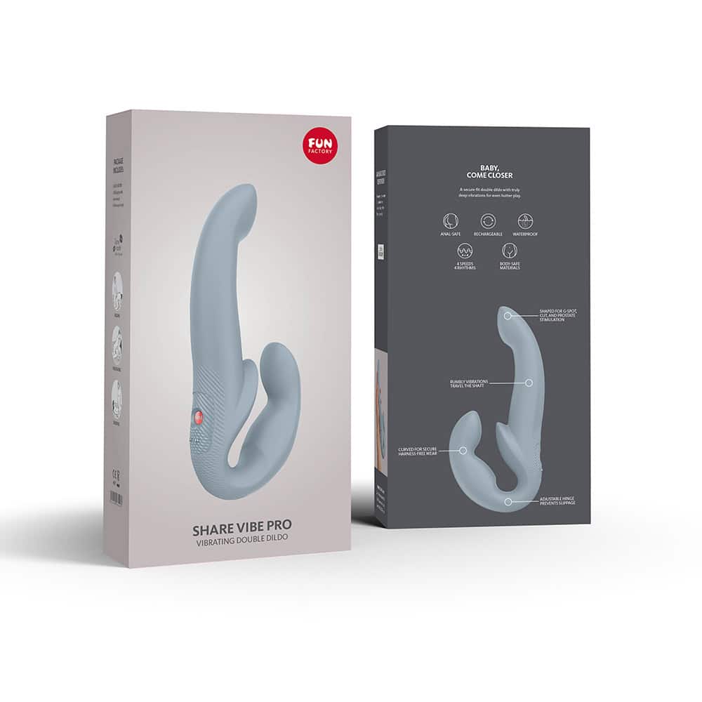 Fun Factory Share Vibe Shop Online Buy a fun factory share vibe pro cool grey vibrator.