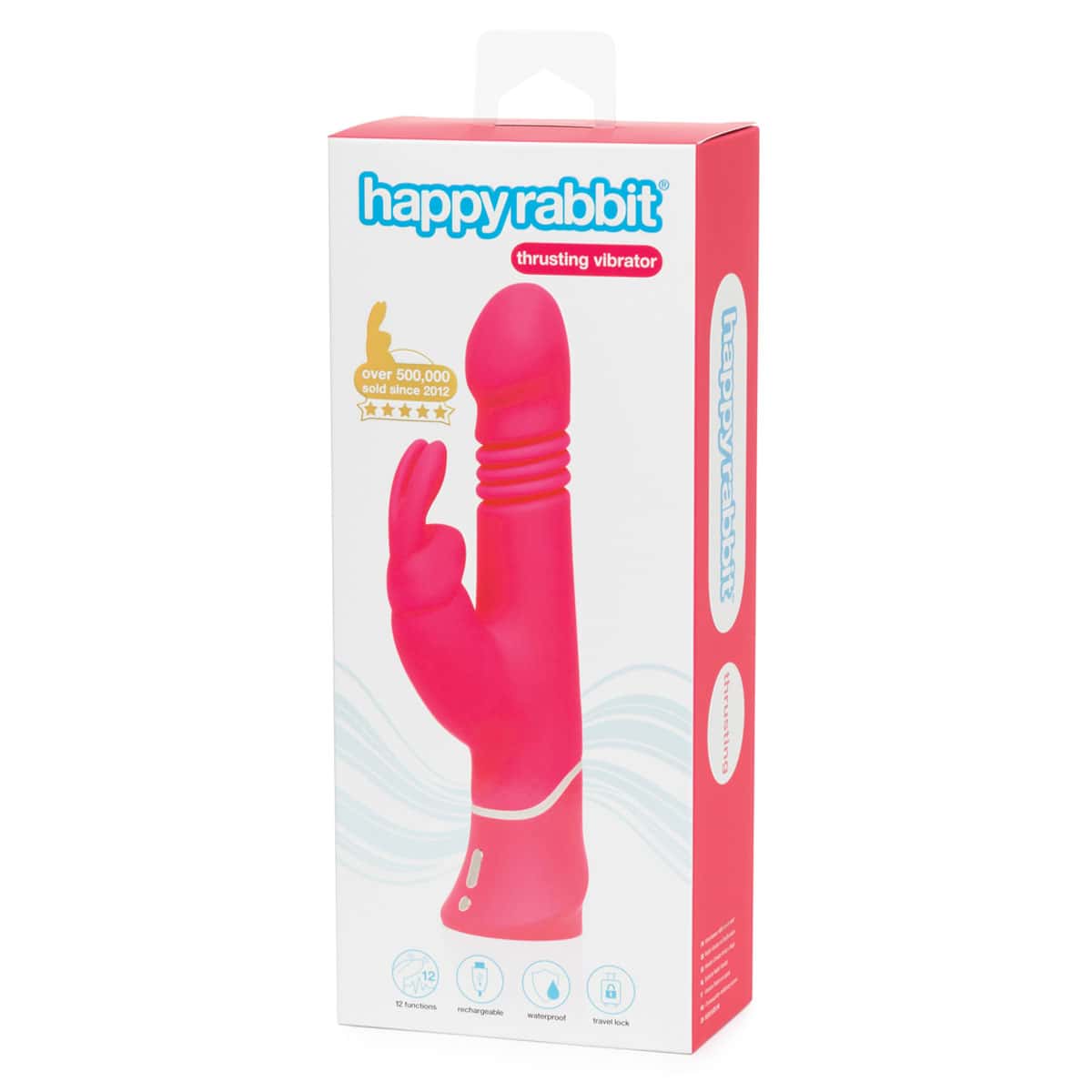 Happy Rabbit Elite Pink Shop Online Buy a happy rabbit elite pink thrusting realistic vibrator.