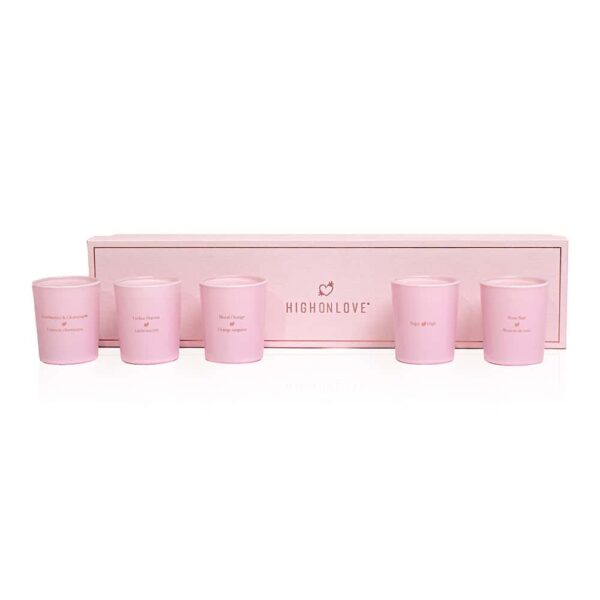 Buy  HighOnLove Mini Sensual Massage Candles Collection book for her.