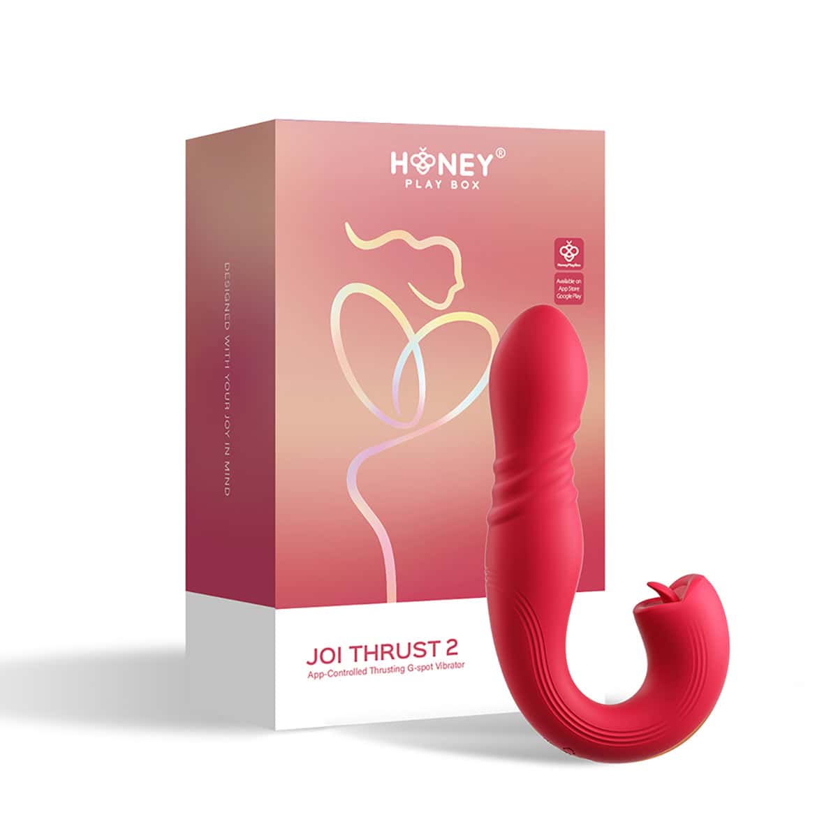 Buy a Honey Play Box Joi Thrust 2 AppControlled Thrusting Vibrator &amp