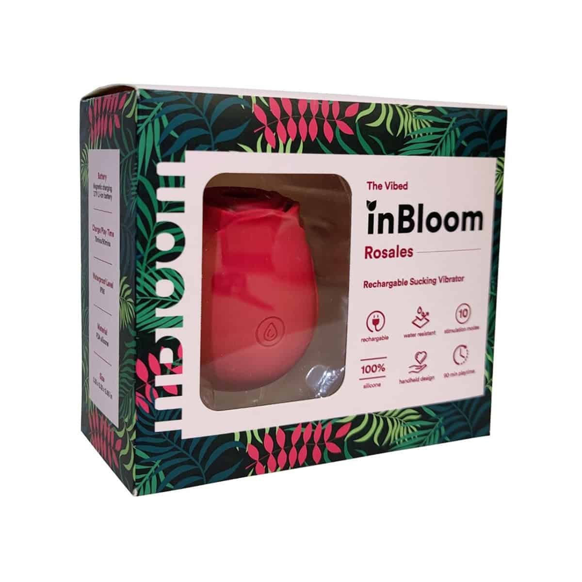 Inbloom Rosales Sucking Vibrator Shop Online Buy a inbloom rosales sucking vibrator red vibrator.