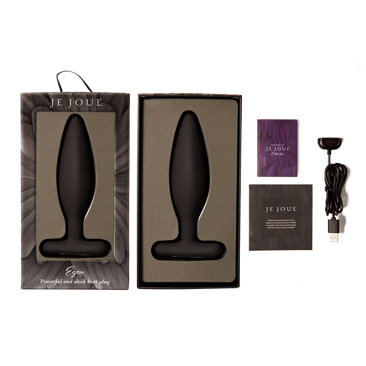 Je Joue Egon Vibrating Shop Online Buy a je joue egon vibrating plug black vibrator.