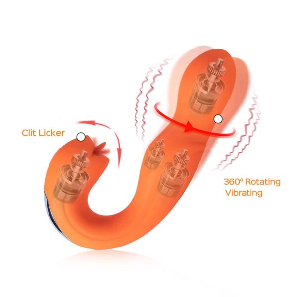 Buy a Joi Rotating Head G-Spot Vibrator  Orange vibrator.