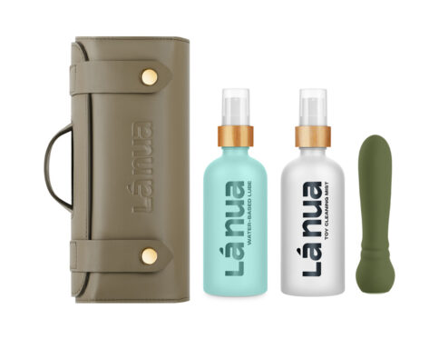 Buy a la nua gift bag 1 ultra bullet + 100ml mist toy cleaner + 100ml unflavored waterbased lube vibrator.