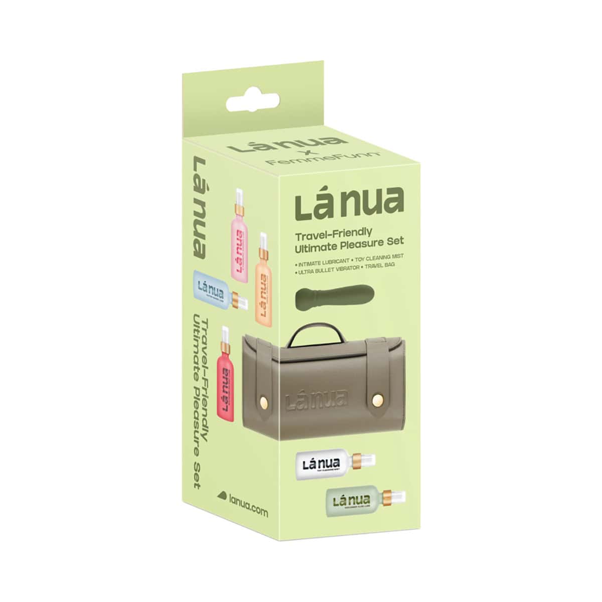 La Nua Gift Bag Shop Online Buy a la nua gift bag 2 ultra bullet + 100ml mist toy cleaner + 100ml strawberry coconut lube vibrator.