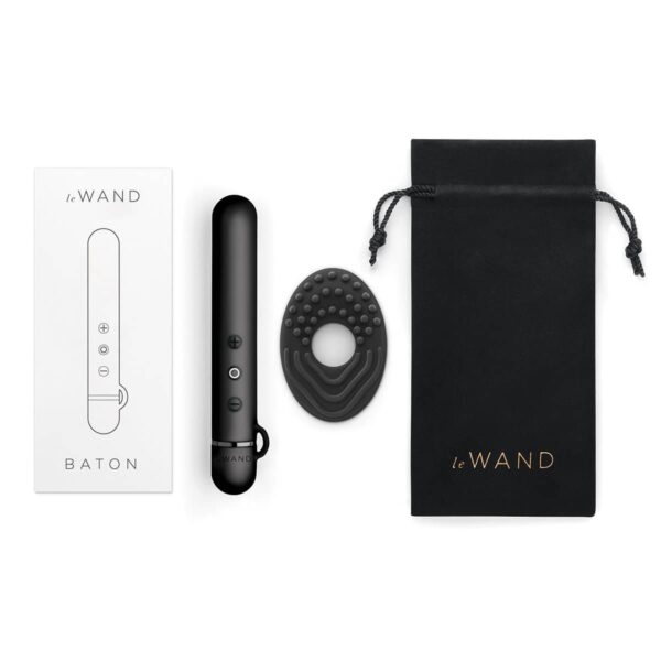 Buy a Le Wand Chrome Baton  Black vibrator.