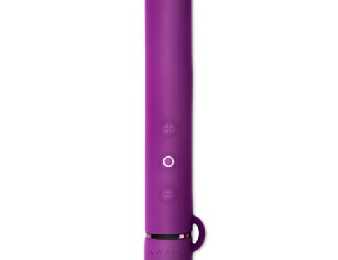 Buy a le wand chrome baton  dark cherry vibrator.