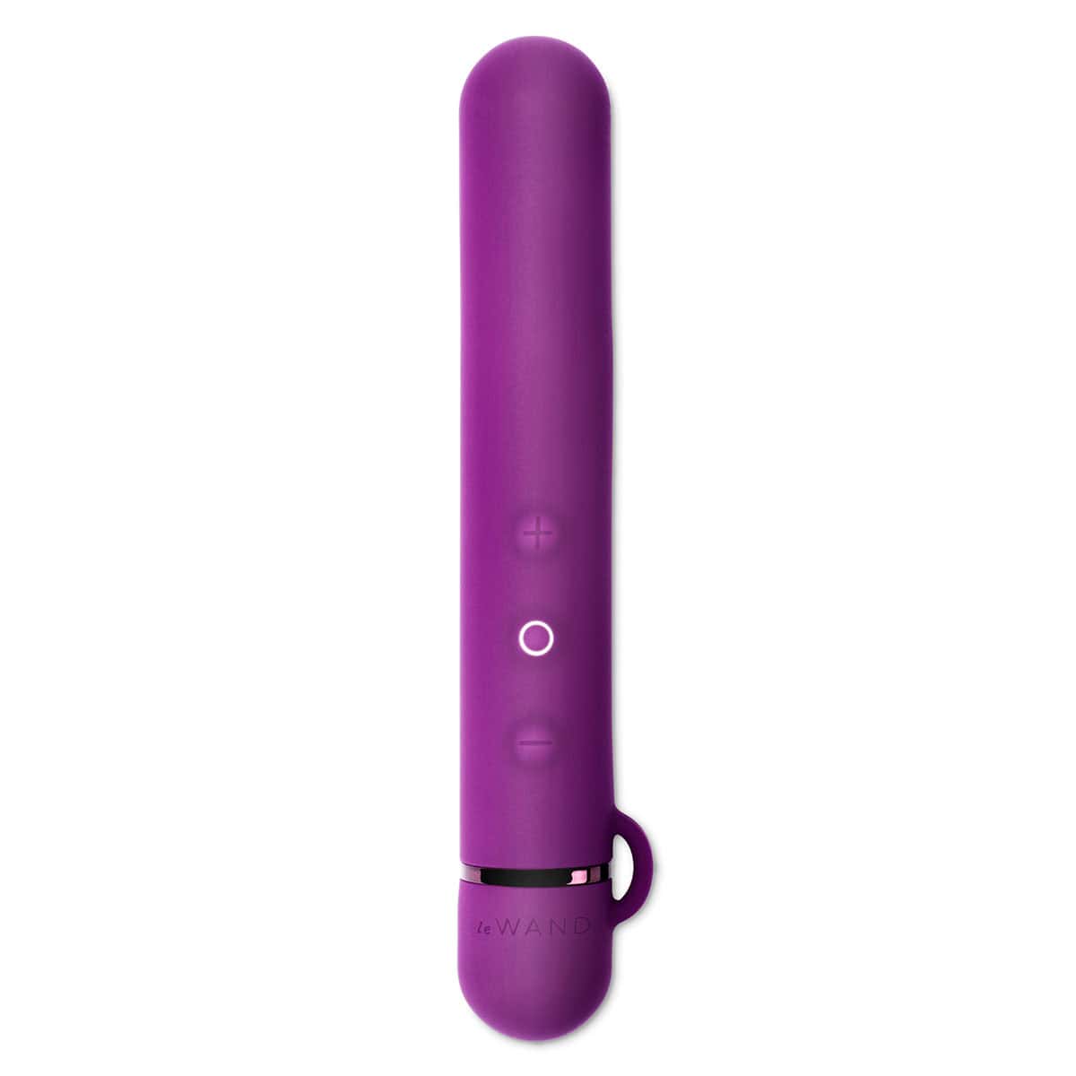 Buy a Le Wand Chrome Baton  Dark Cherry vibrator.