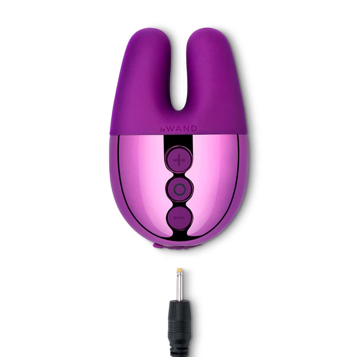 Le Wand Chrome Double Shop Online Buy a le wand chrome double vibe dark cherry vibrator.