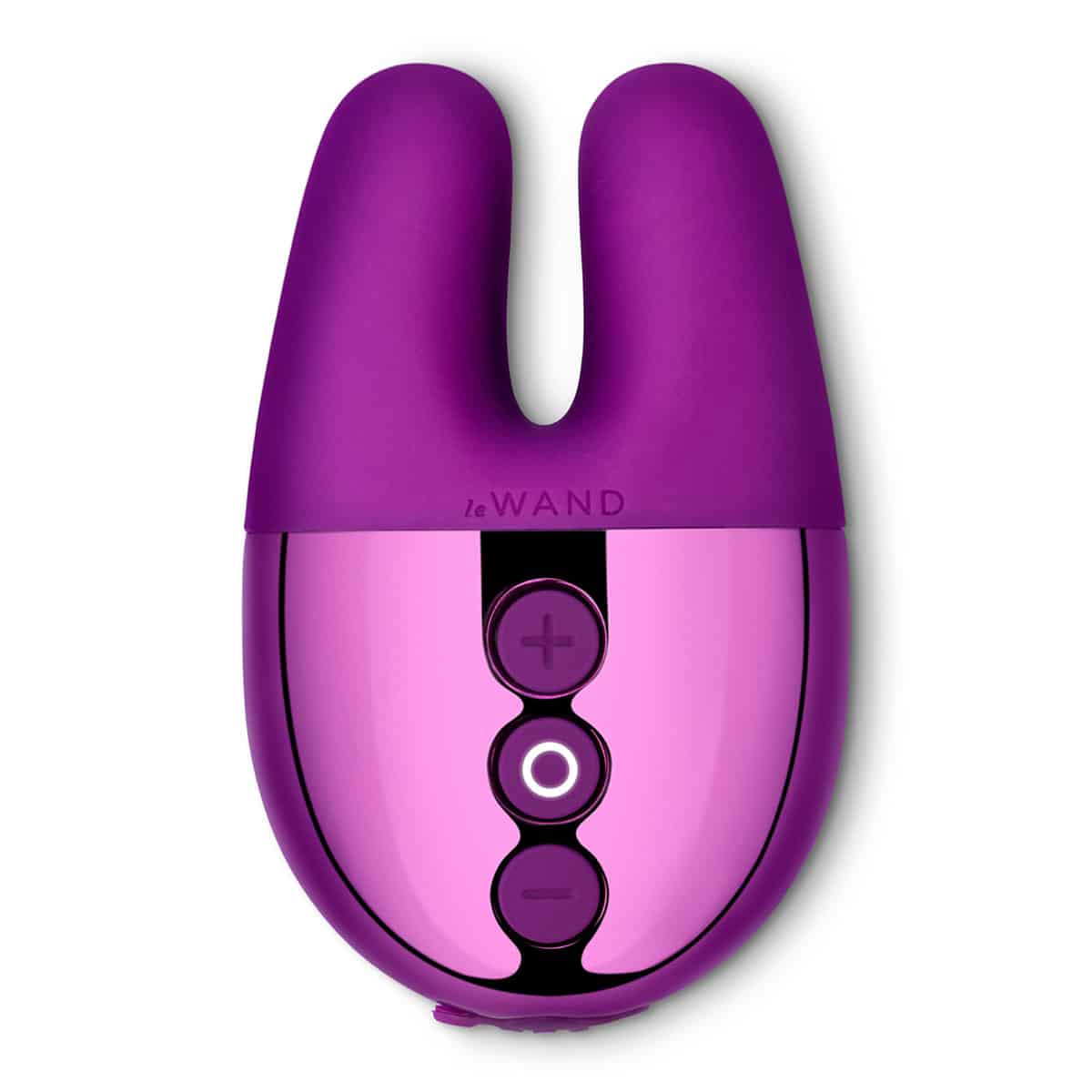 Buy a Le Wand Chrome Double Vibe  Dark Cherry vibrator.