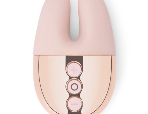 Buy a le wand chrome double vibe  rose gold vibrator.