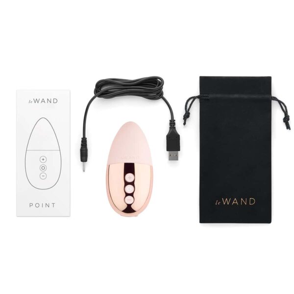 Buy a Le Wand Chrome Point  Rose Gold vibrator.