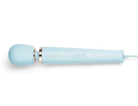 Buy a le wand corded massager  blue vibrator.