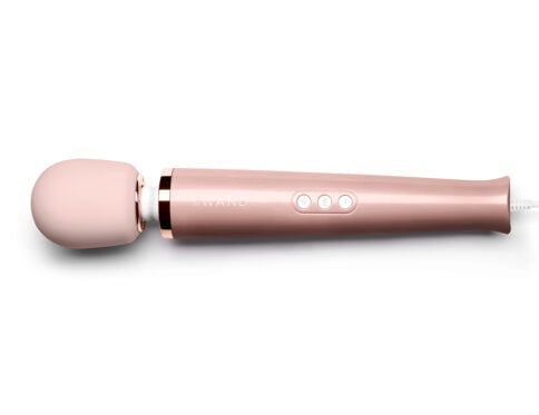 Buy a le wand corded massager  rose gold vibrator.