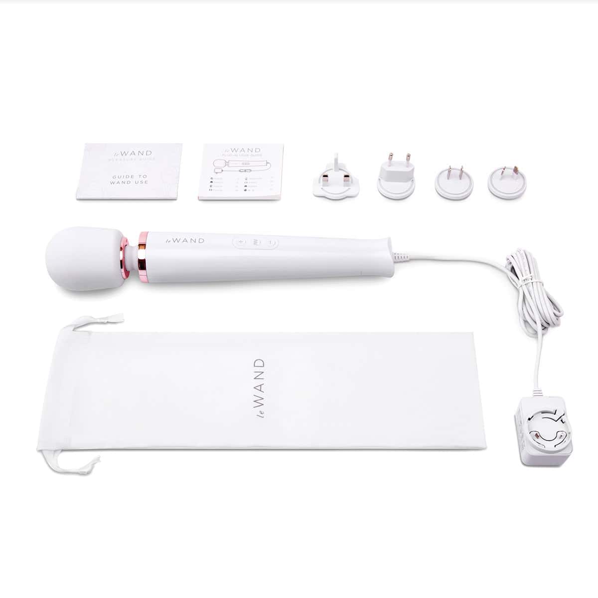 Le Wand Plugin White Shop Online Buy a le wand plugin white vibrator.
