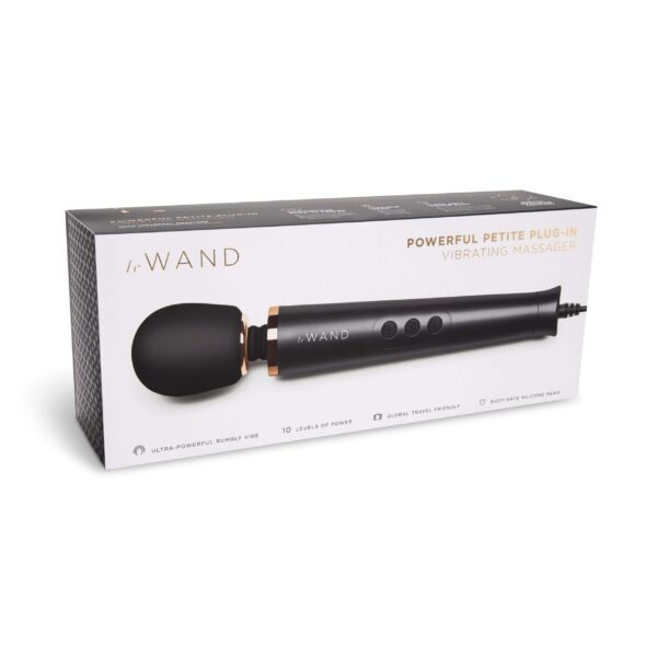 Buy a Le Wand Powerful Petite PlugIn Black vibrator.