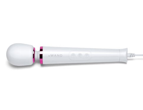 Buy a le wand powerful petite plugin white vibrator.