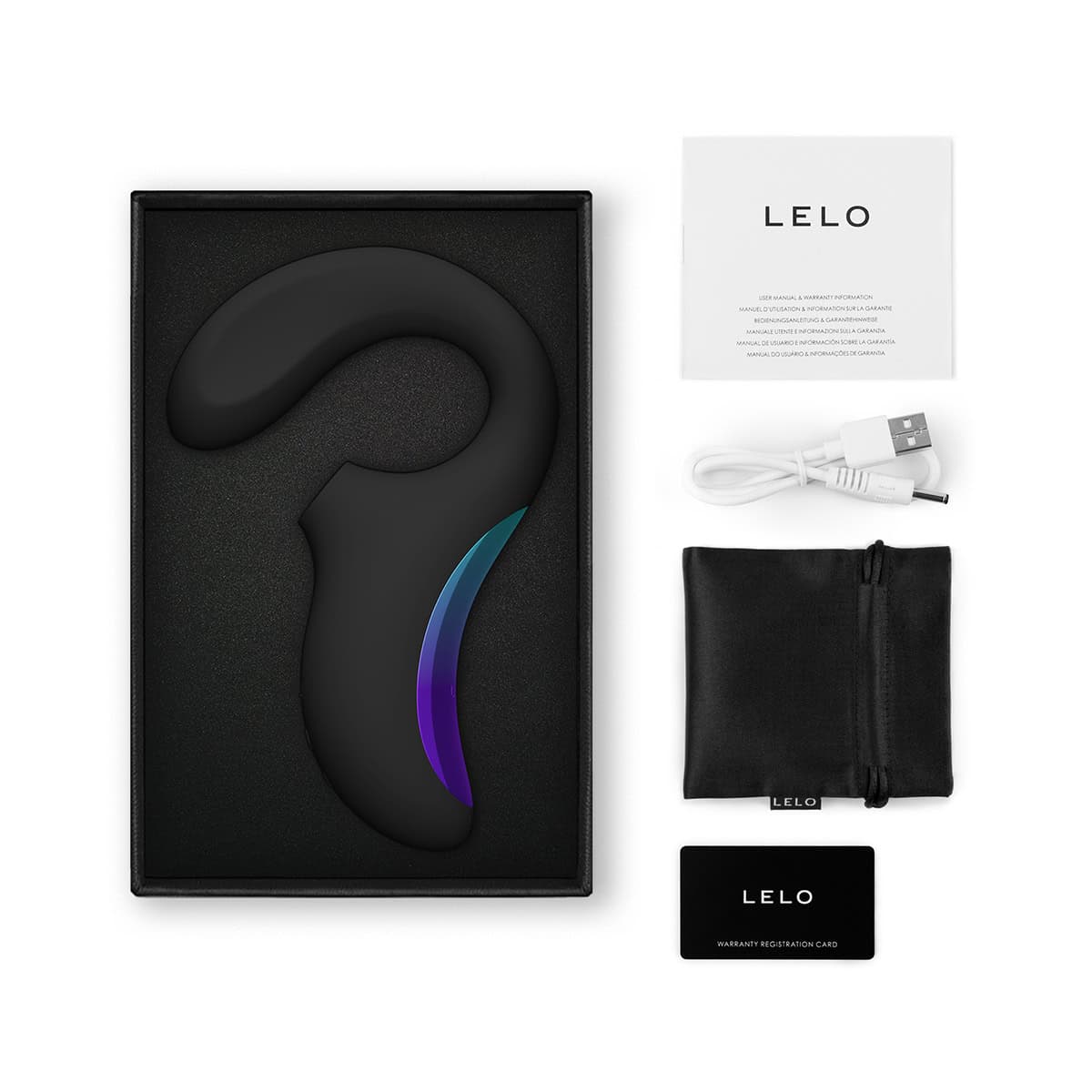 Lelo Enigma Wave Suction Shop Online Buy a lelo enigma wave suction dual stim black vibrator.
