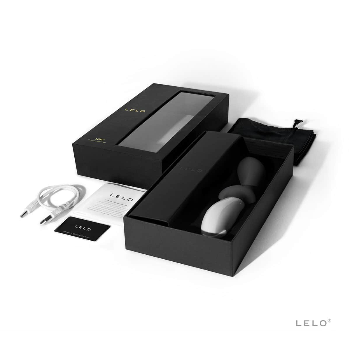 Buy a LELO Loki  Obsidian Black vibrator.