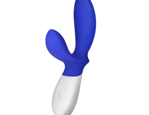 Buy a lelo loki wave  federal blue vibrator.