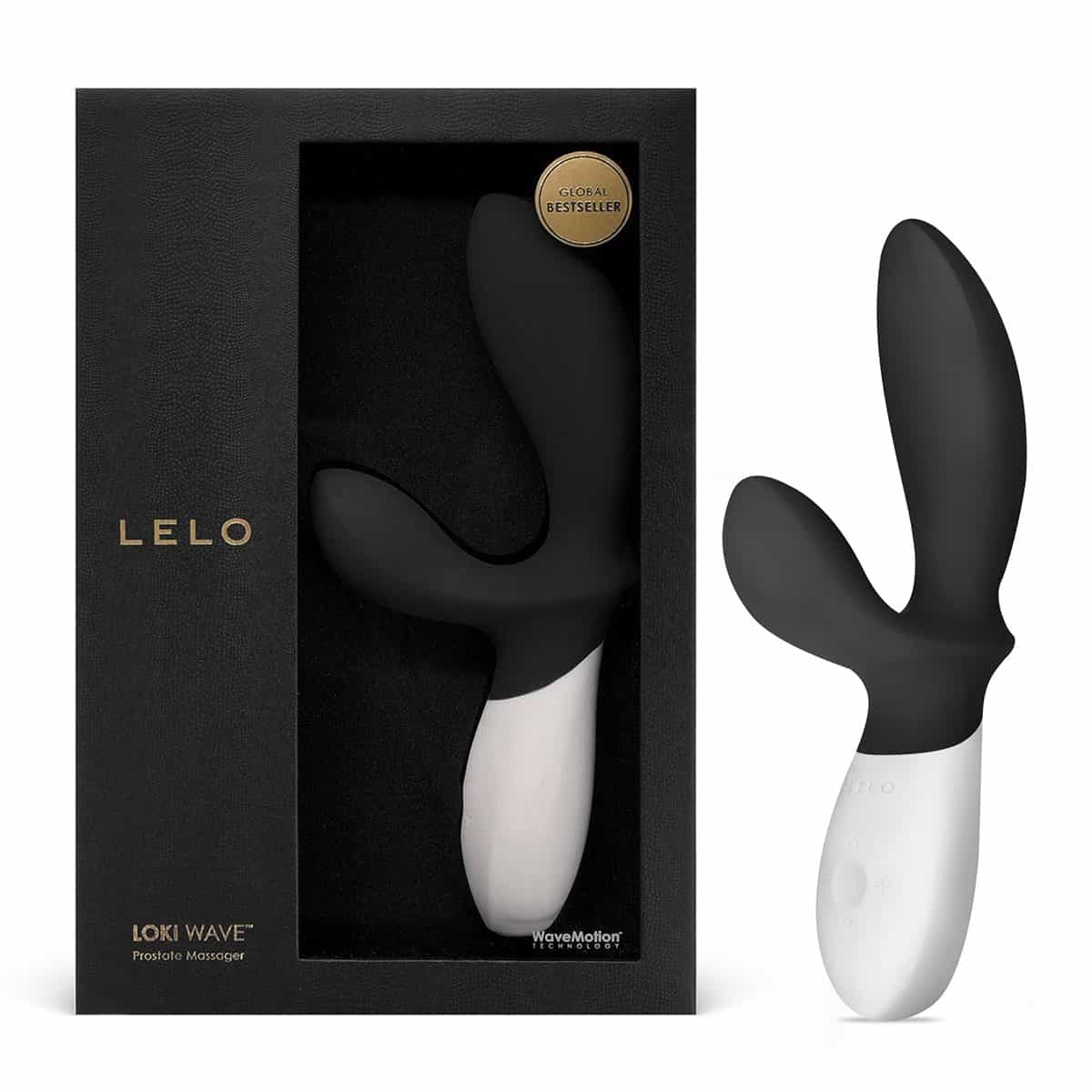 Buy a LELO Loki Wave  Obsidian Black vibrator.