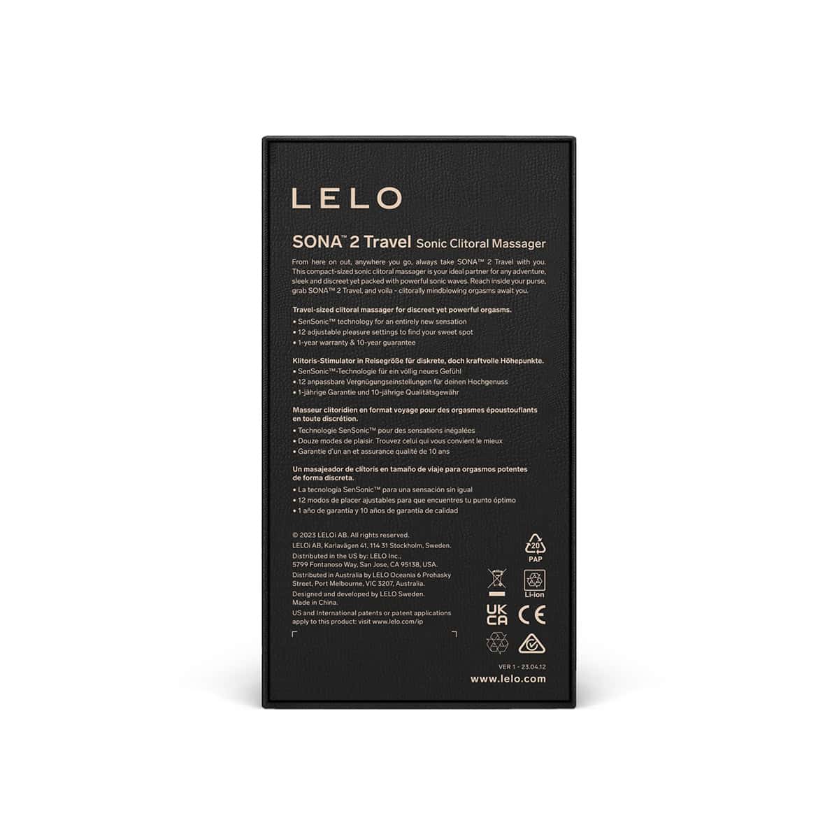 Lelo Sona 2 Travel Shop Online Buy a lelo sona 2 travel pink vibrator.
