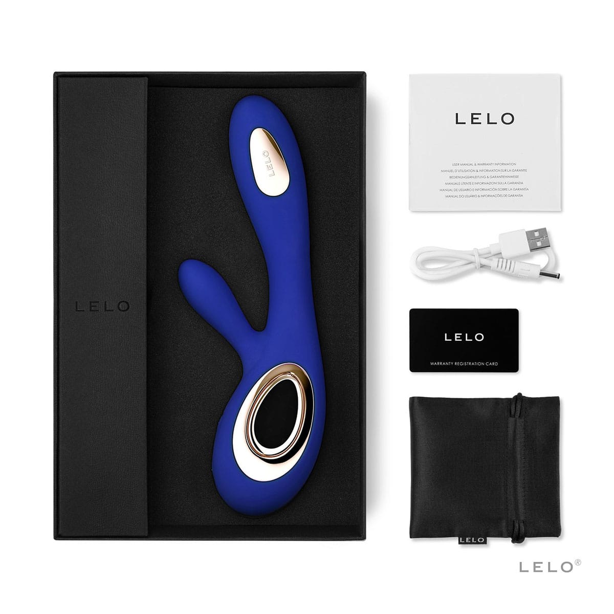 Lelo Soraya Wave Shop Online Buy a lelo soraya wave midnight blue vibrator.