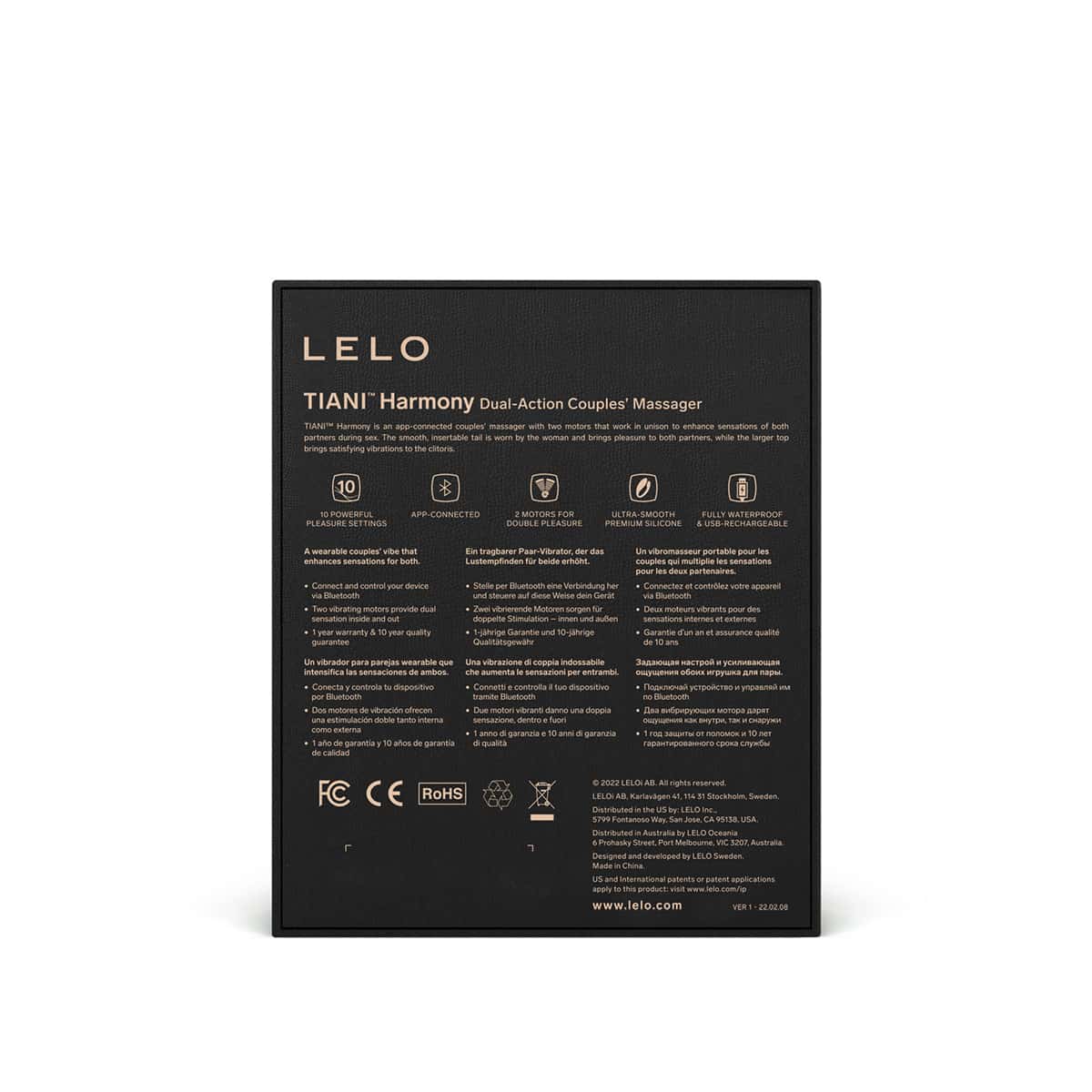 Lelo Tiani Harmony Shop Online Buy a lelo tiani harmony black vibrator.