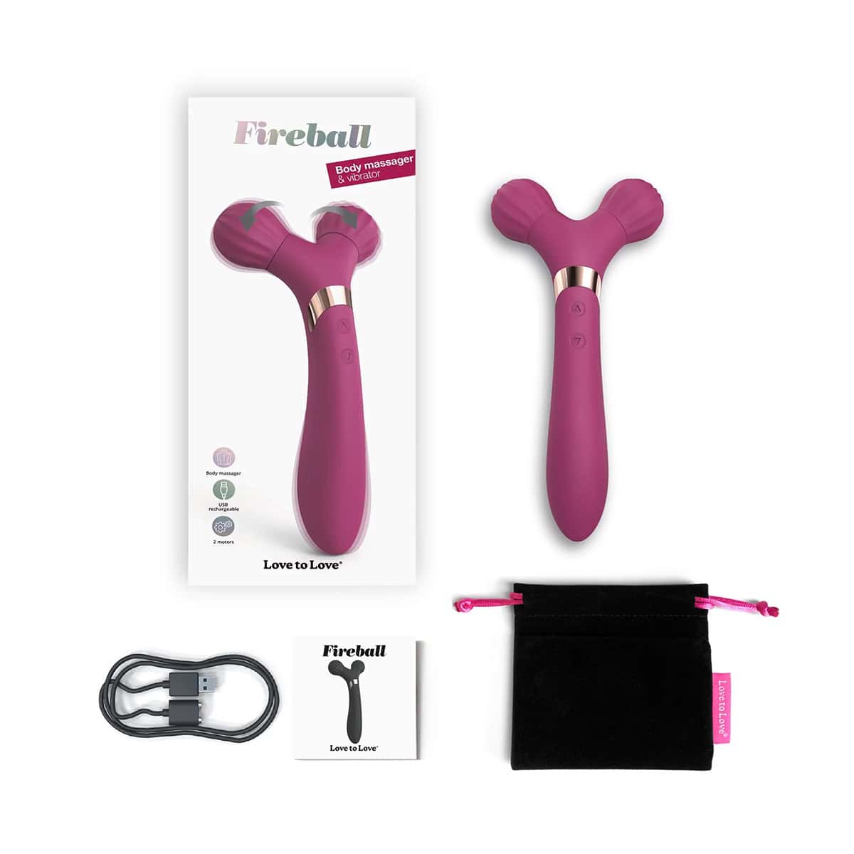 Love To Love Fireball Shop Online Buy a love to love fireball body massager plum star vibrator.