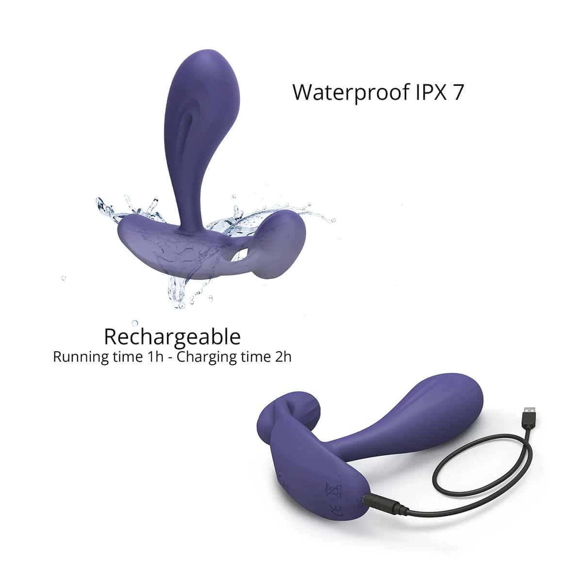 Love To Love Witty Shop Online P-spot vibrator midnight indigo vibrator.