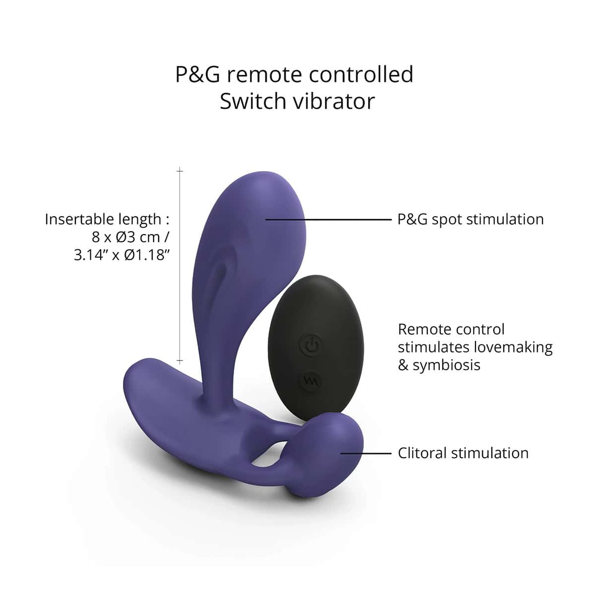 Love To Love Witty Shop Online P-spot vibrator midnight indigo vibrator.