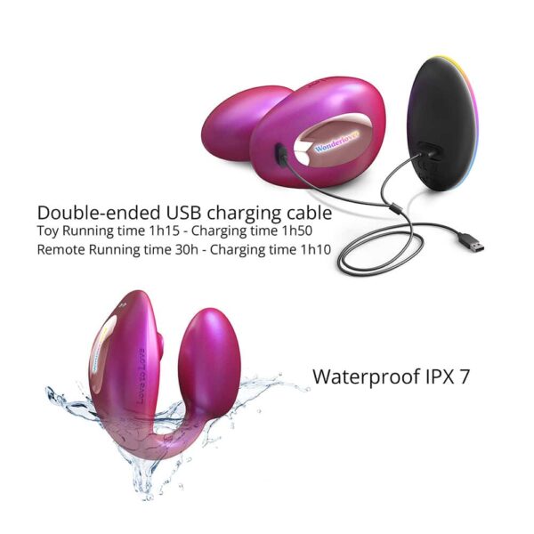 Buy a Love to Love Wonderlover w/Remote Iridescent Berry vibrator.