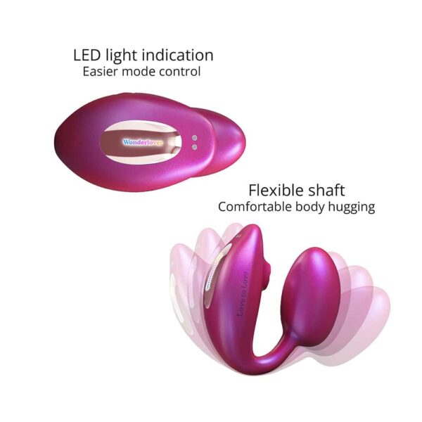Buy a Love to Love Wonderlover w/Remote Iridescent Berry vibrator.