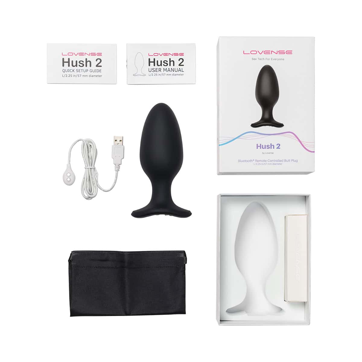 Lovense Hush 2 Vibrating Shop Online Buy a lovense hush 2 vibrating butt plug large vibrator.