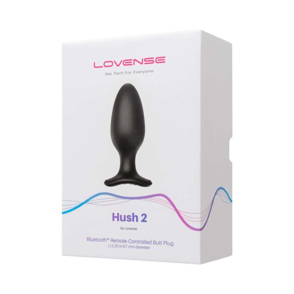 Buy a Lovense Hush 2 Vibrating Butt Plug  Large vibrator.