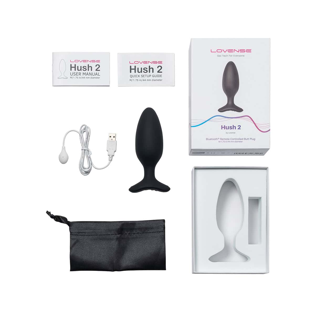 Lovense Hush 2 Vibrating Shop Online Buy a lovense hush 2 vibrating butt plug medium vibrator.
