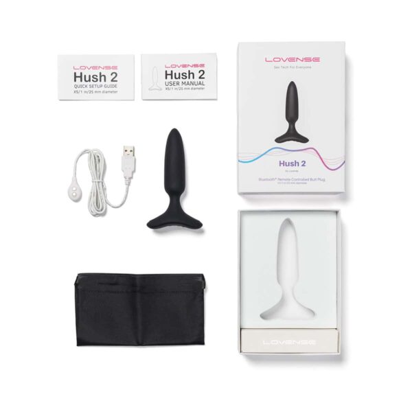 Buy a Lovense Hush 2 Vibrating Butt Plug  XS vibrator.